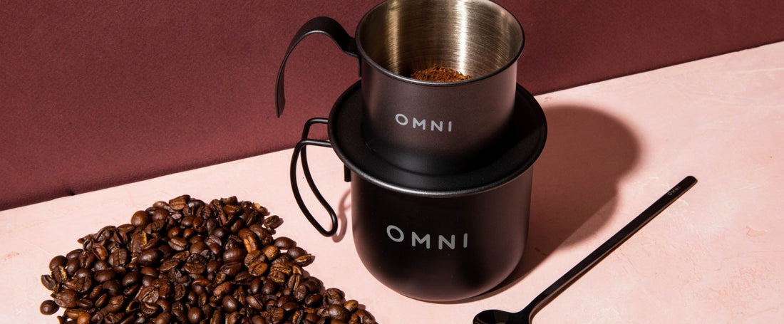 How to Make Omni's Vietnamese Iced Coffee using a Phin Filter - Omni