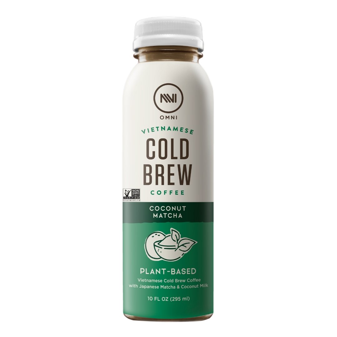 Coconut Matcha Plant-Based Cold Brew Coffee Pack of 12 - Omni