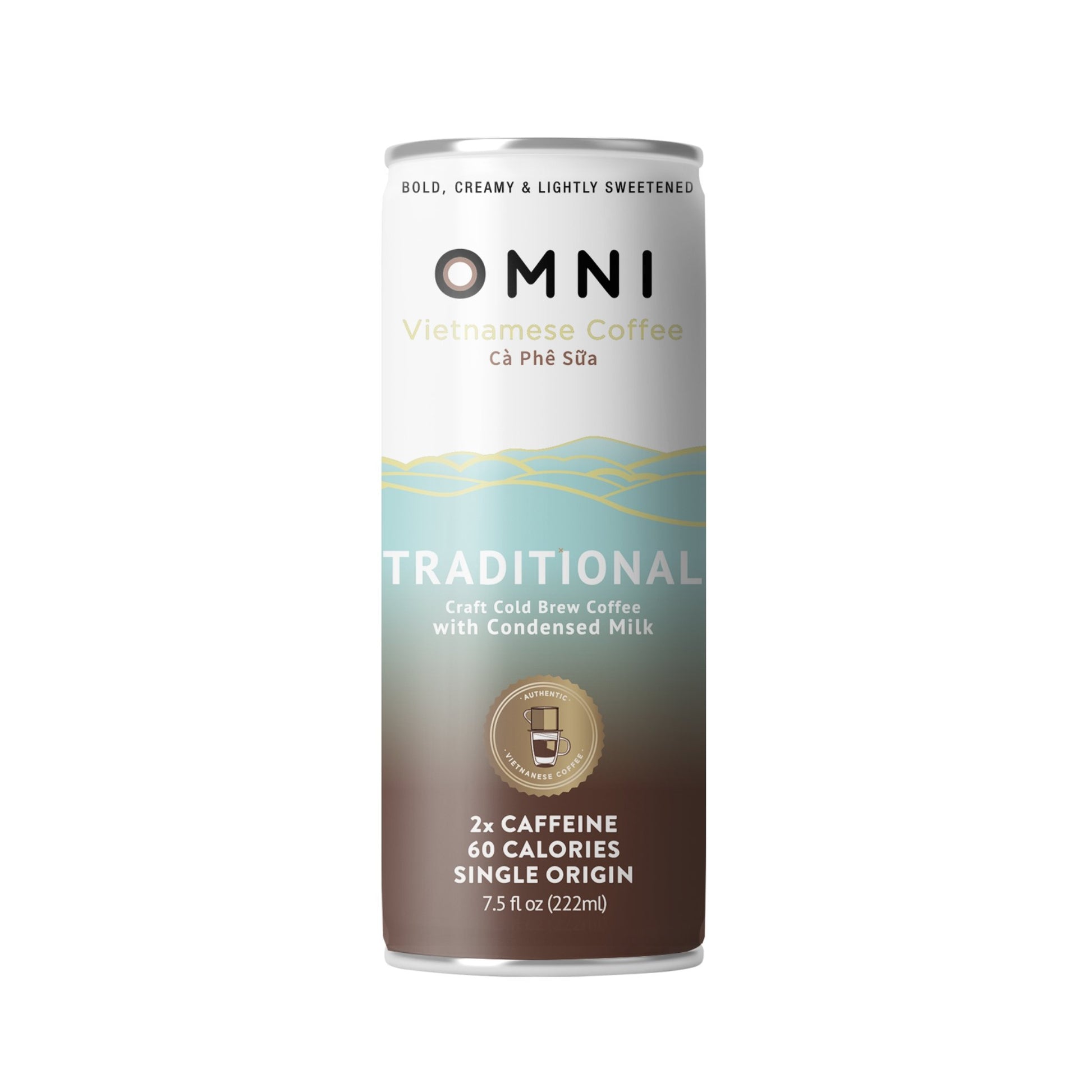 Traditional Vietnamese Cold Brew Coffee with Condensed Milk Pack of 12 - Omni